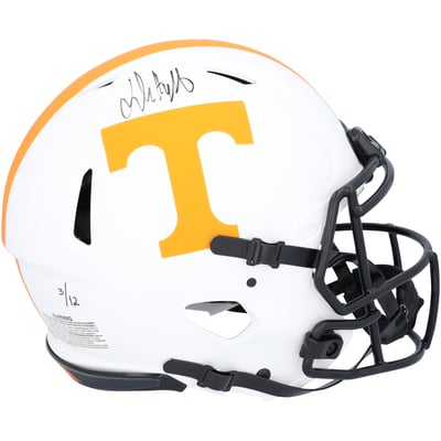 Jalin Hyatt Tennessee Volunteers Autographed Riddell Speed Authentic Helmet - Limited Edition of 12
