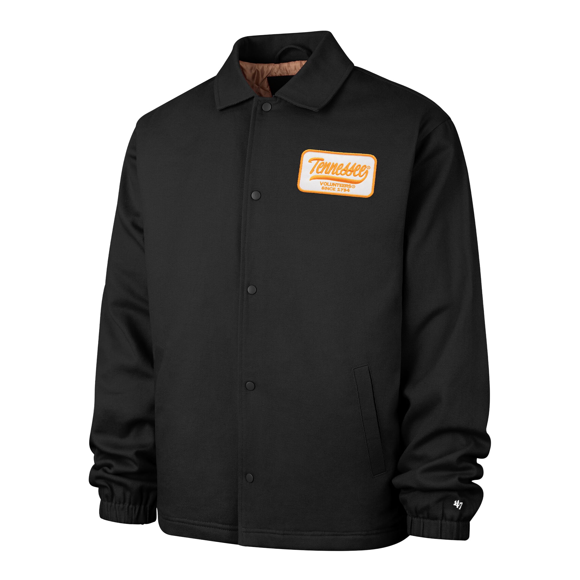 Men's '47 Black Tennessee Volunteers Retread Full-Snap Coaches Jacket