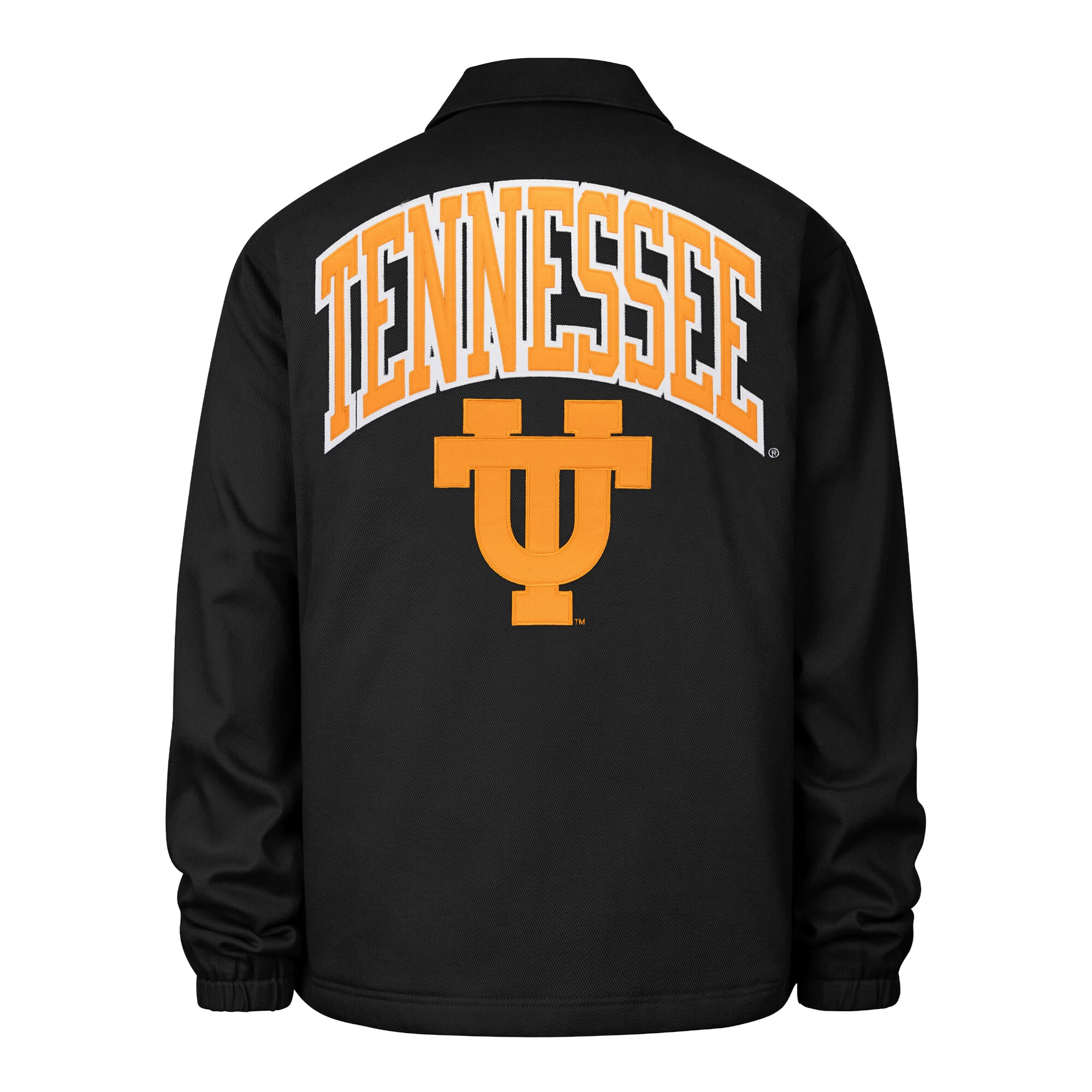 Men's '47 Black Tennessee Volunteers Retread Full-Snap Coaches Jacket