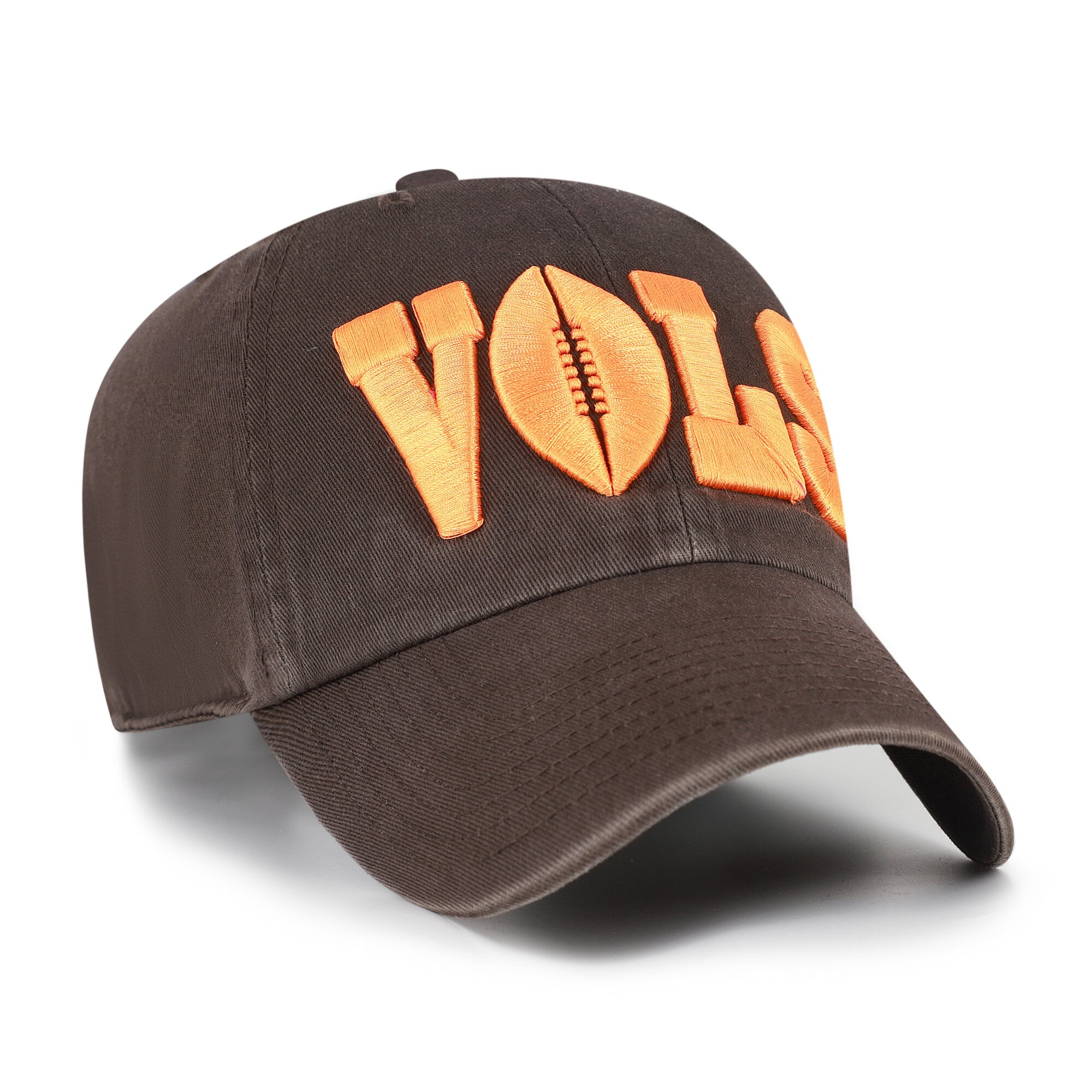 Men's '47 Brown Tennessee Volunteers Vault Clean Up Adjustable Hat