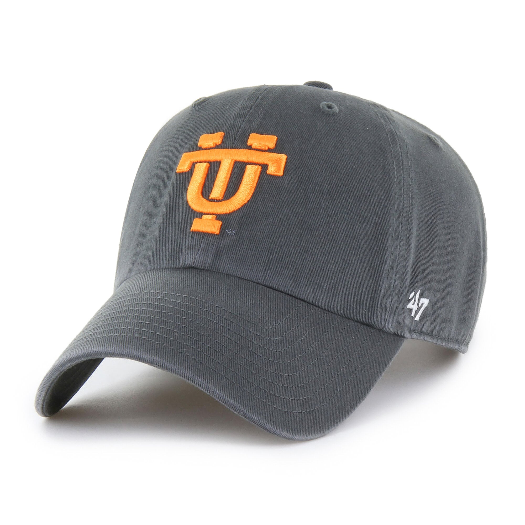 Men's '47 Charcoal Tennessee Volunteers Vault Clean Up Adjustable Hat