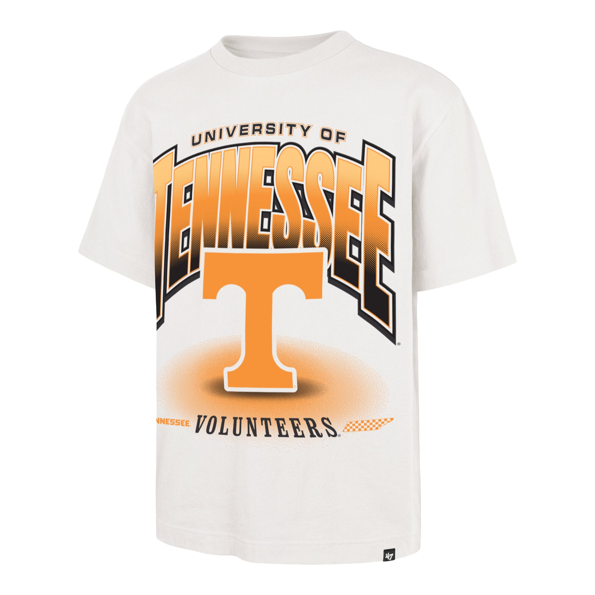 T-shirt homme '47 Cream Tennessee Volunteers Team Flex Foundation