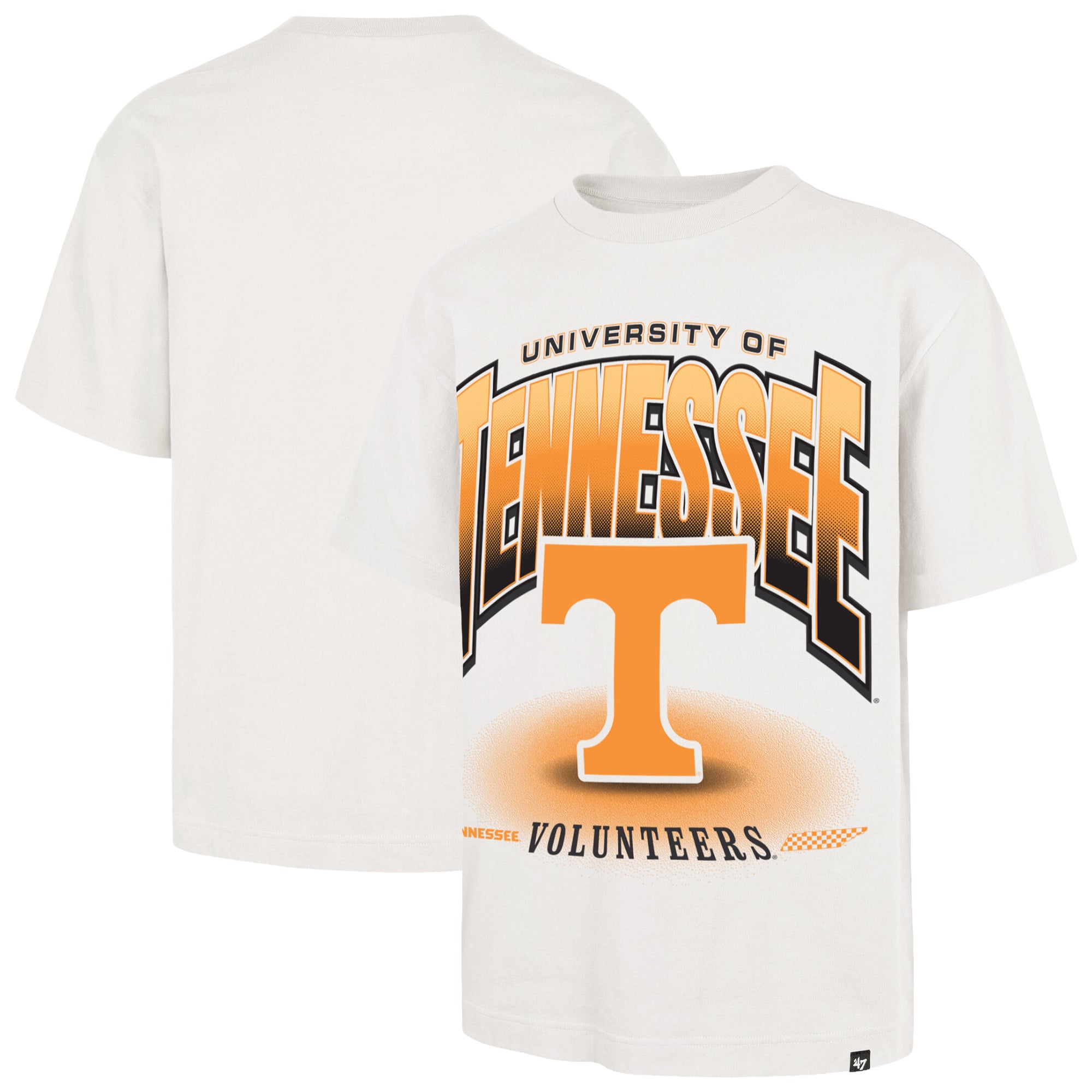 T-shirt homme '47 Cream Tennessee Volunteers Team Flex Foundation