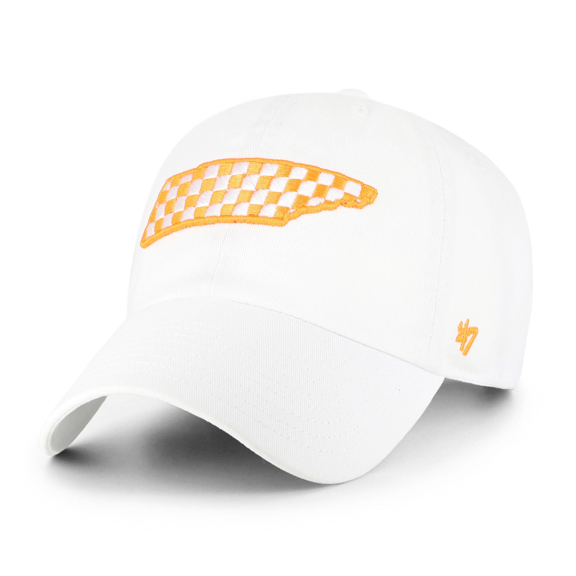 Men's '47 White Tennessee Volunteers Clean Up Adjustable Hat