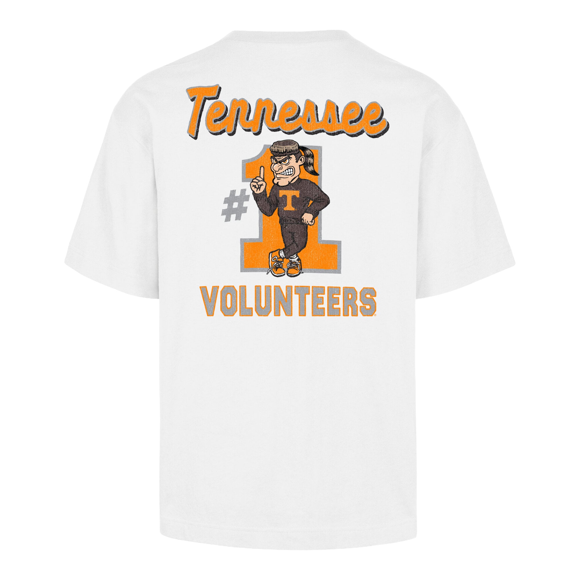 T-shirt homme '47 Blanc Tennessee Volunteers #1 Mascotte Foundation