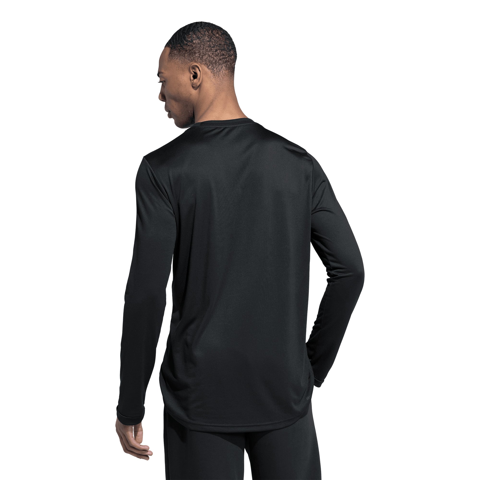 T-shirt à manches longues adidas noir Tennessee Volunteers Basketball Icon Pregame pour homme