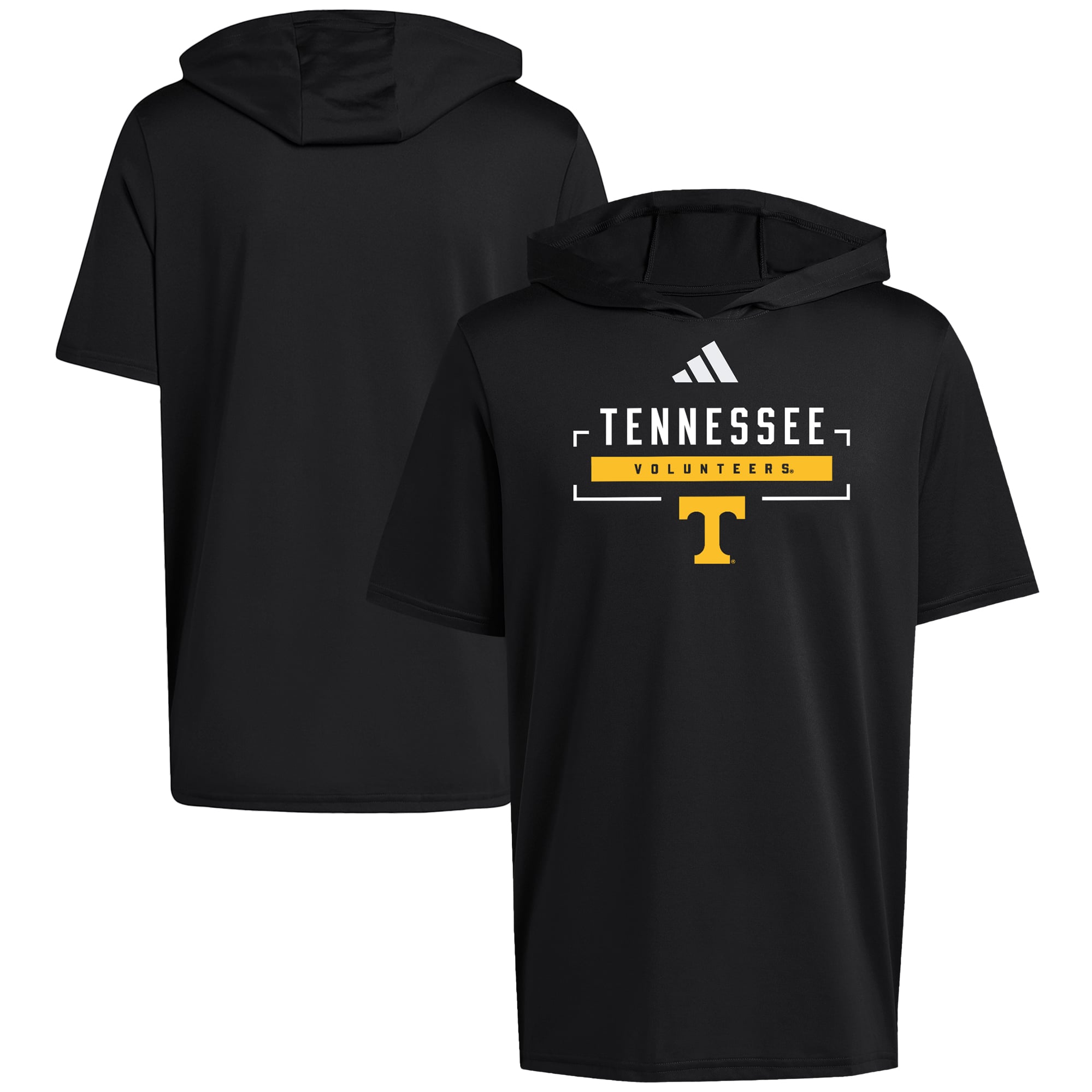 Men's adidas Black Tennessee Volunteers D4T Hooded T-Shirt