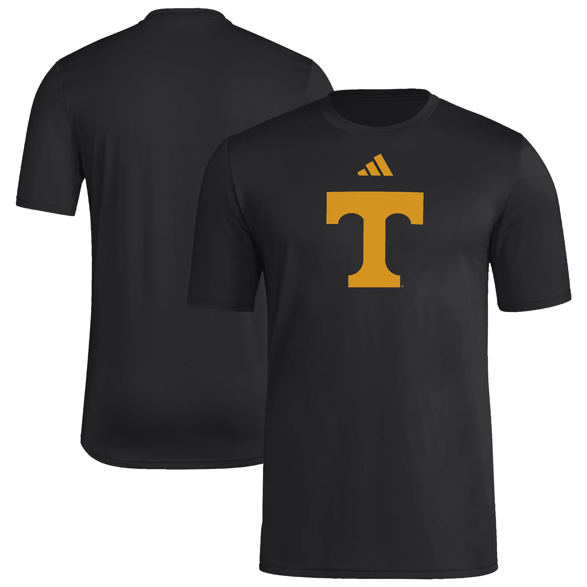 Men's adidas  Tennessee Orange Volunteers Primary Logo Poly T-Shirt