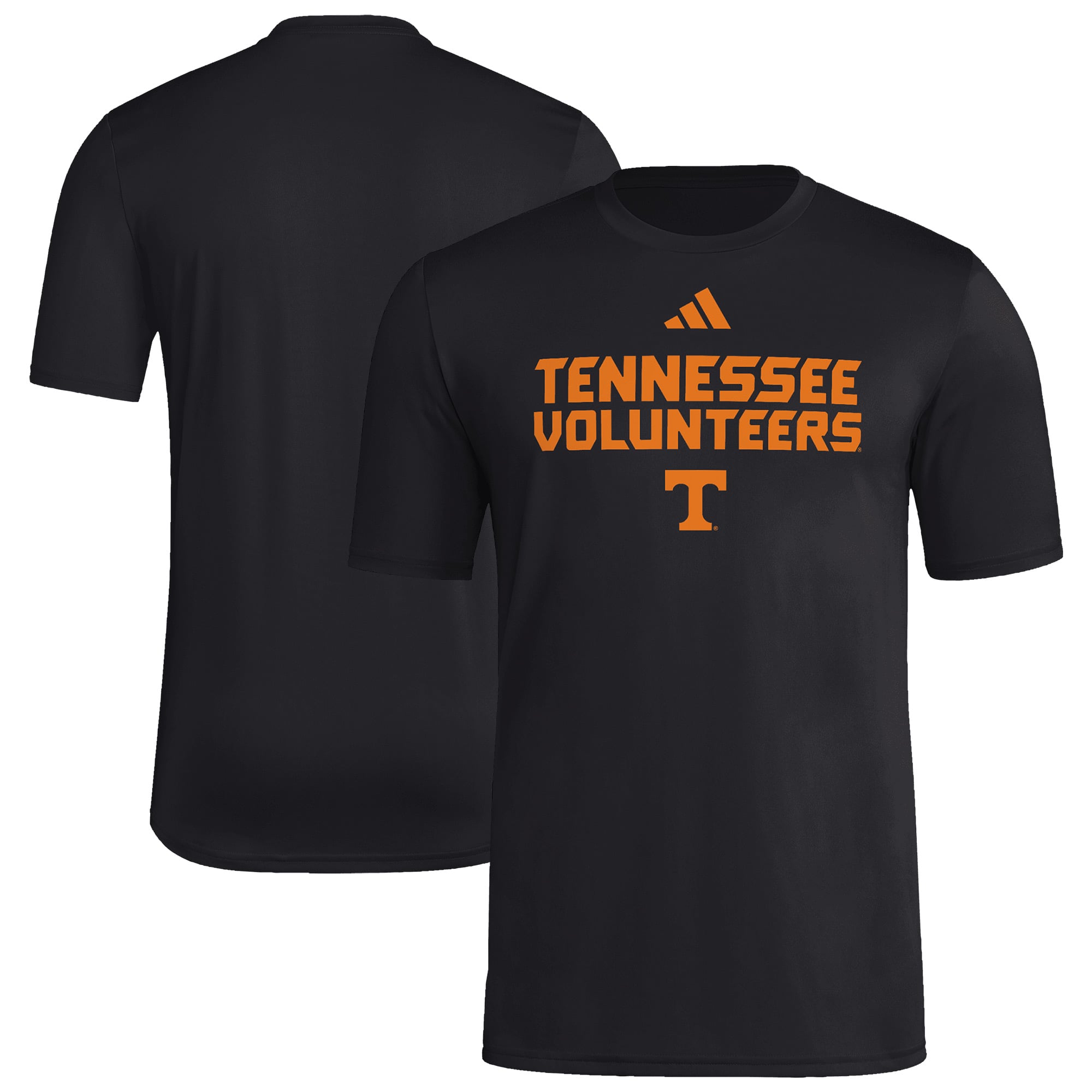 Men's adidas  Tennessee Orange Volunteers Wordmark Poly T-Shirt