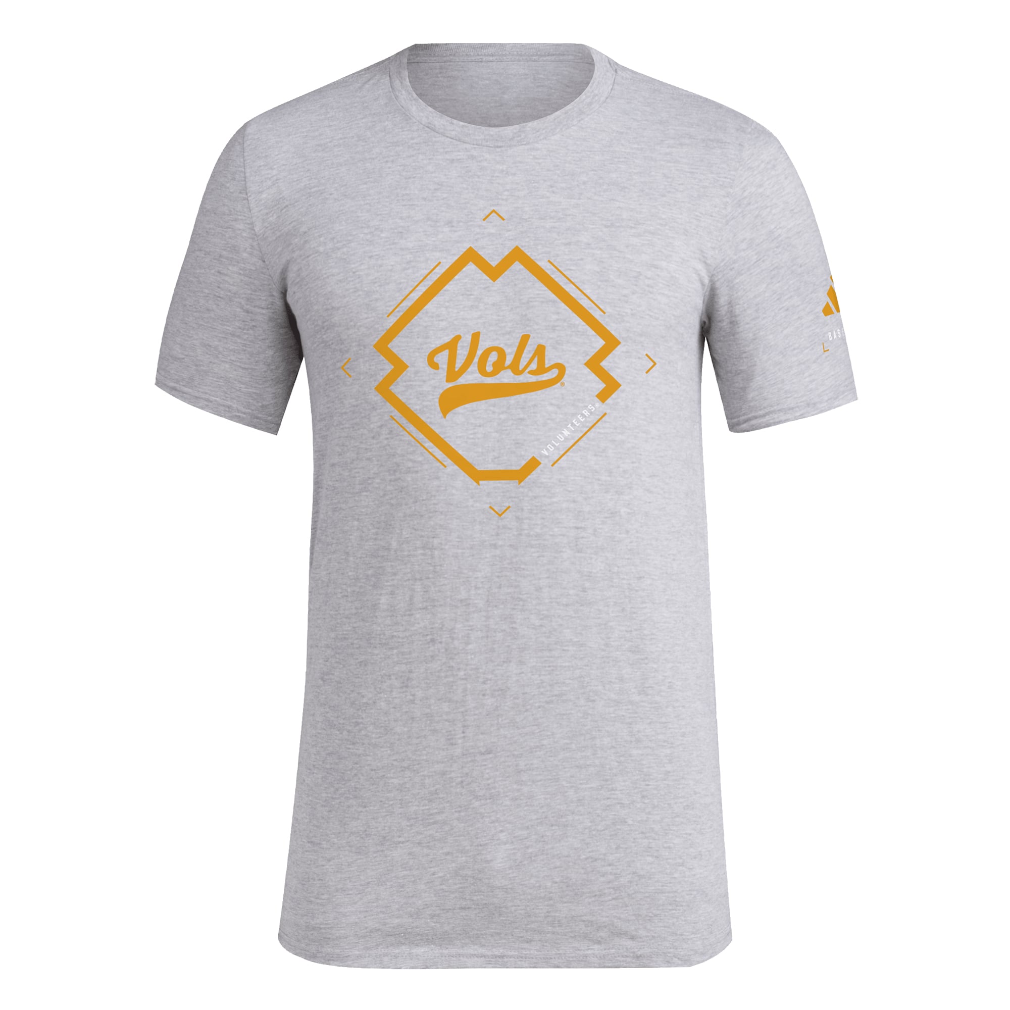 Men's adidas  Gray Tennessee Volunteers Baseball Poly T-Shirt