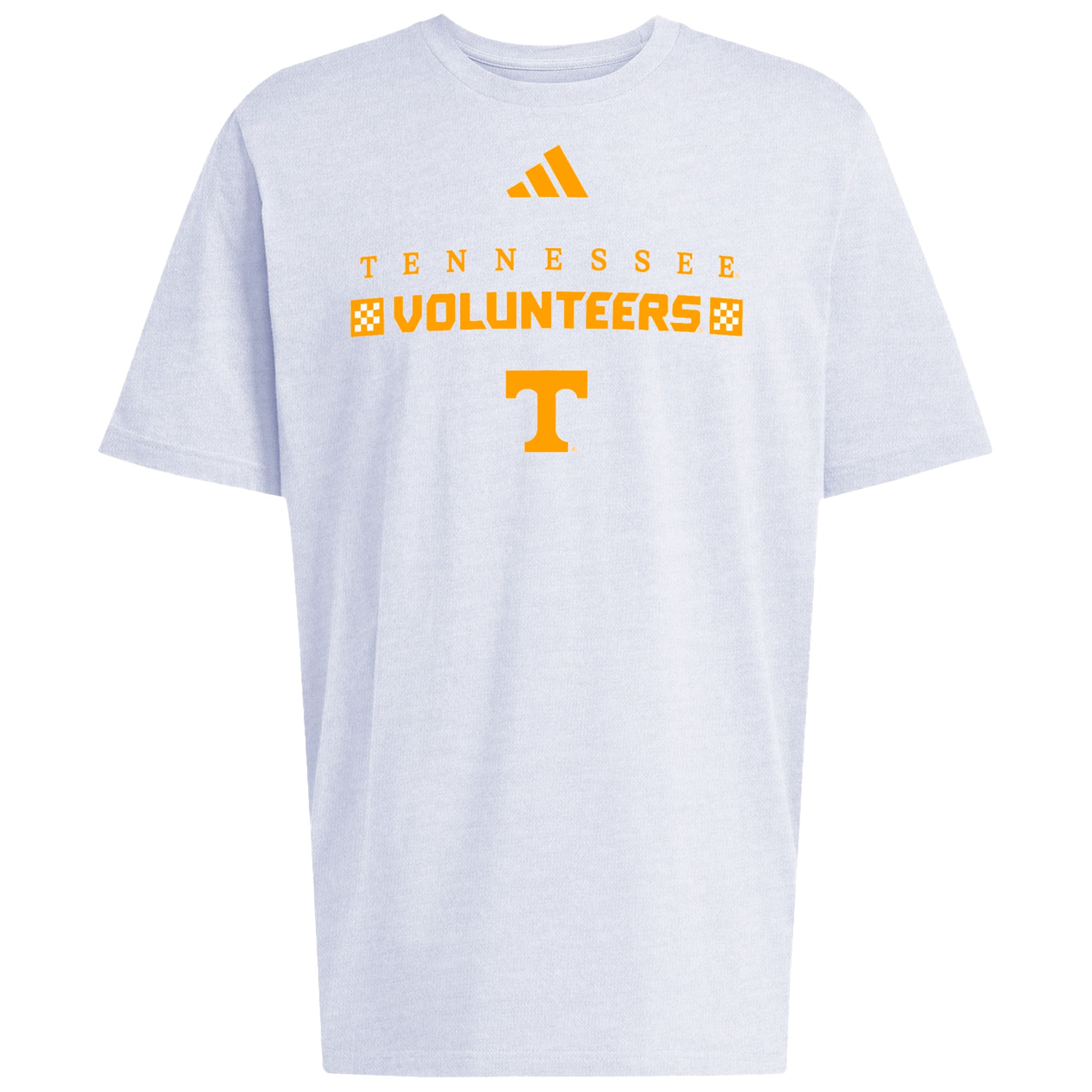 T-shirt adidas gris à carreaux Tennessee Volunteers pour homme