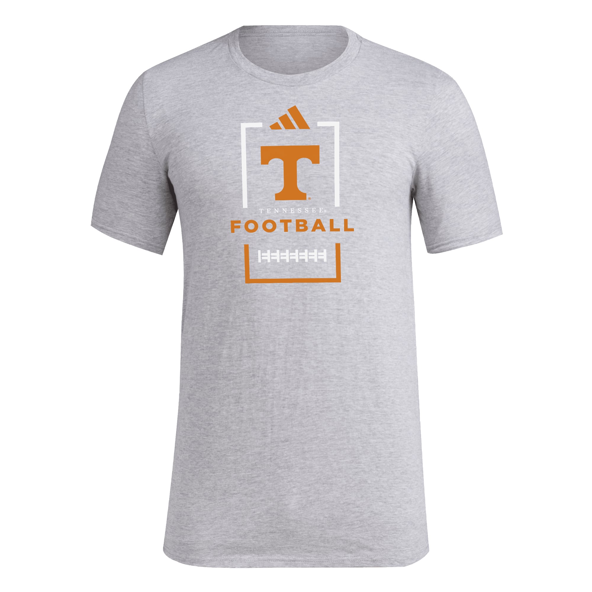 T-shirt de football américain adidas Tennessee Volunteers orange pour homme