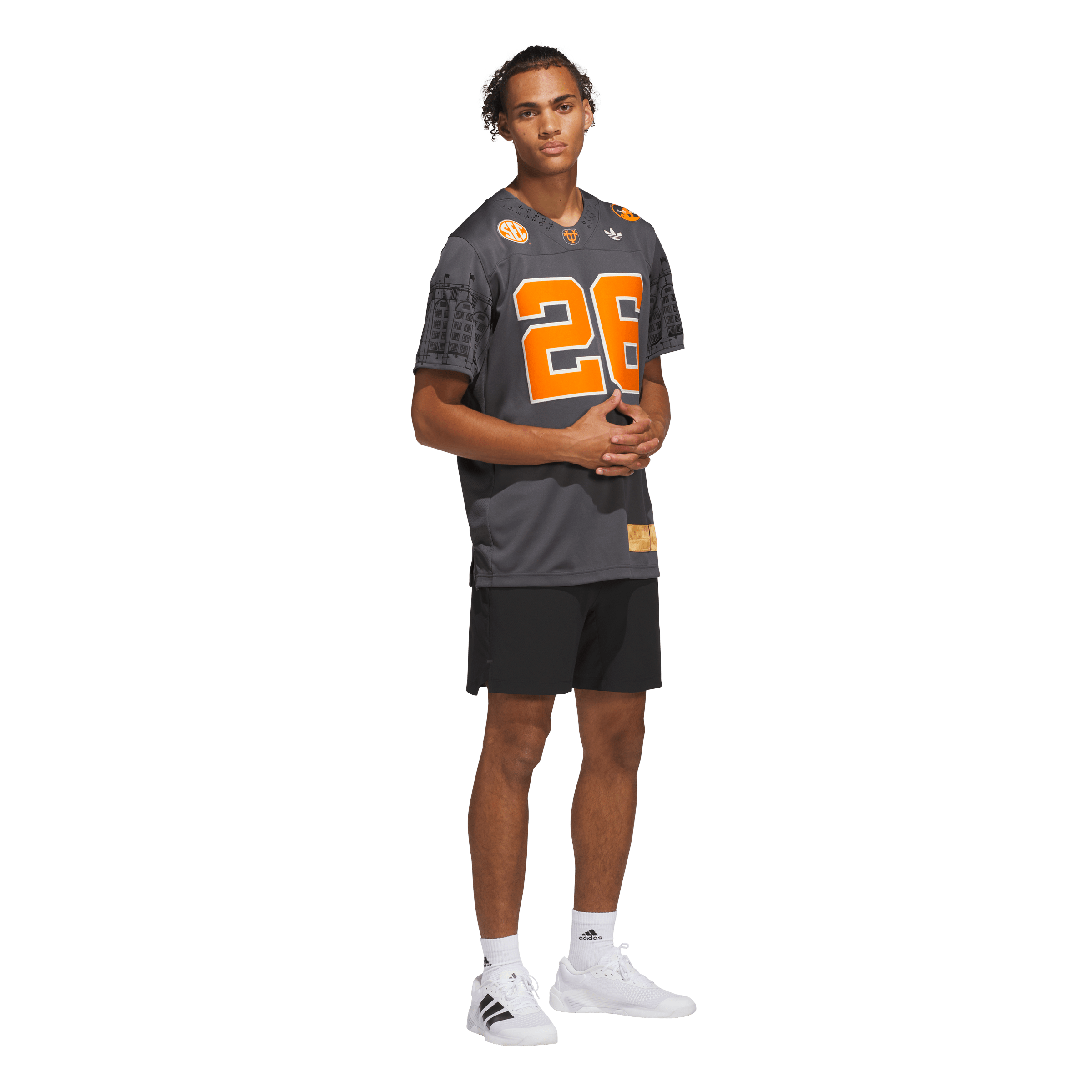 Men's adidas #26 Smokey Grey Tennessee Volunteers Neyland Legacy Premier Jersey