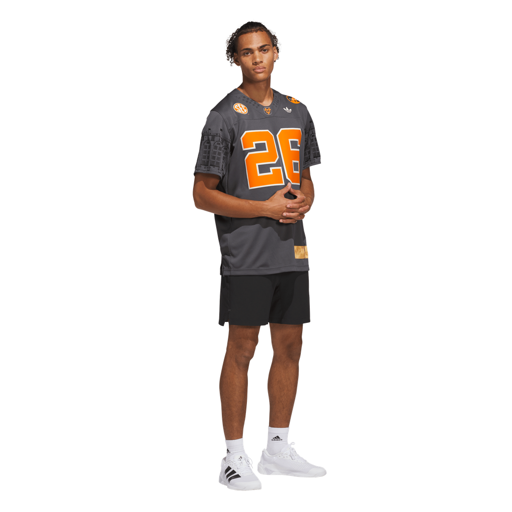 Men's adidas #26 Smokey Grey Tennessee Volunteers Neyland Legacy ...