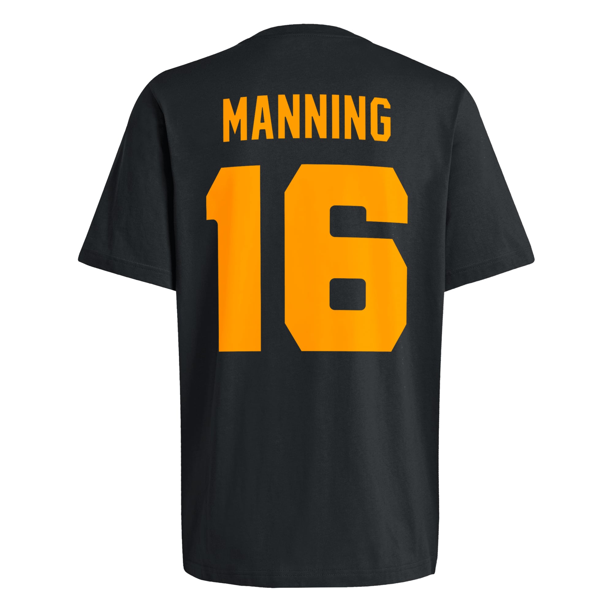 T-shirt adidas Peyton Manning noir Tennessee Volunteers pour homme, avec nom et numéro