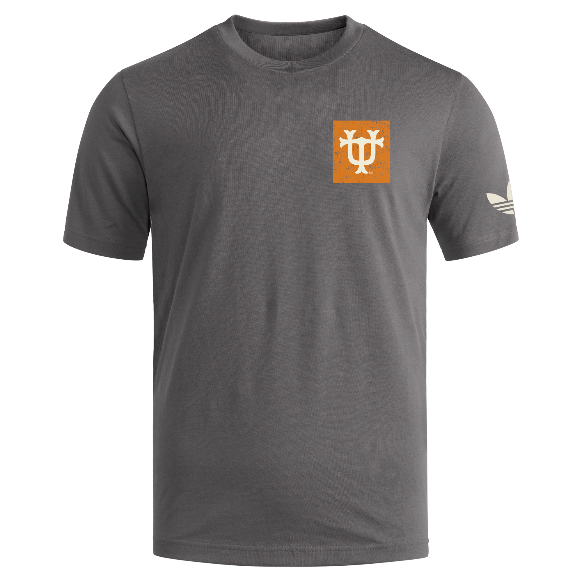 T-shirt adidas Smokey Grey Tennessee Volunteers Neyland Legacy OG Strategy pour homme