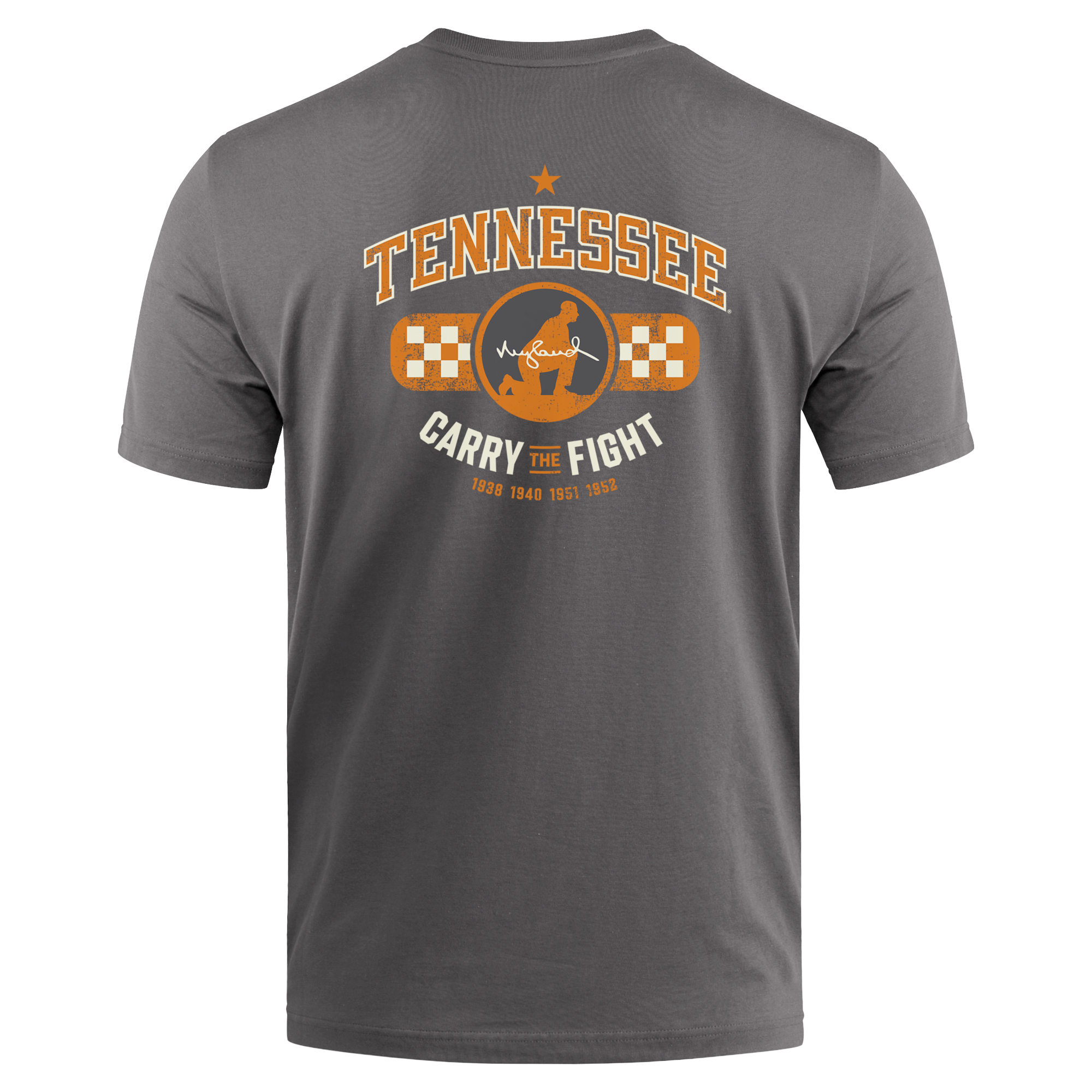 T-shirt adidas Smokey Grey Tennessee Volunteers Neyland Legacy OG Strategy pour homme