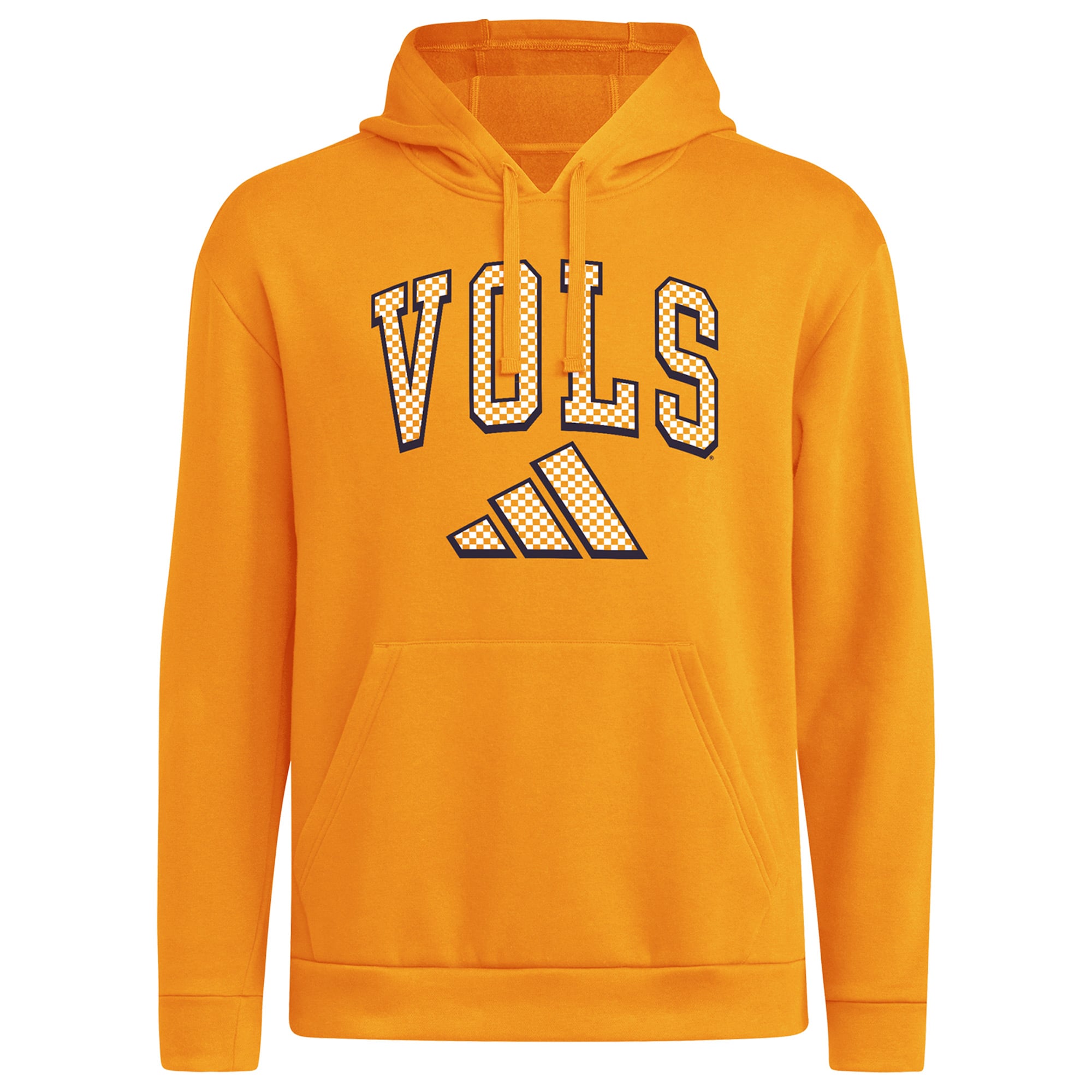 Men's adidas  Tennessee Orange Volunteers Checkered Hoodie