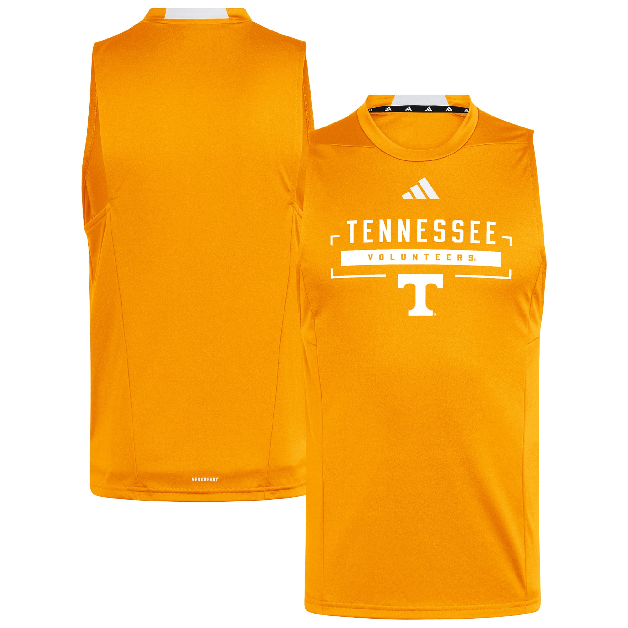 Men's adidas Tennessee Orange Volunteers D4T AEROREADY Tank Top