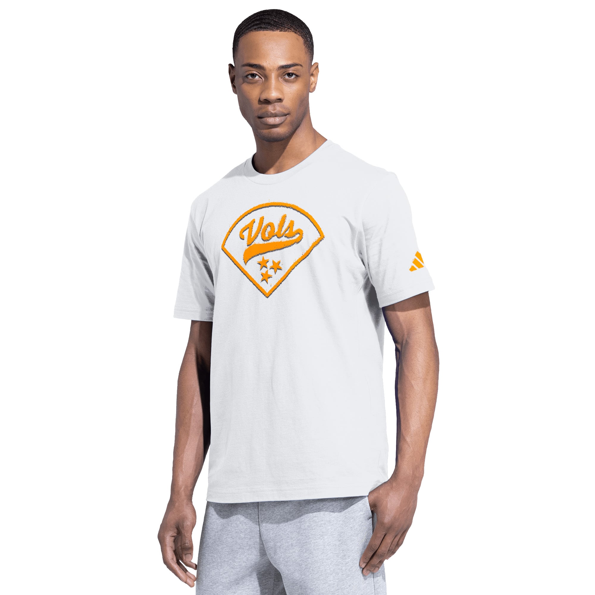 Men's adidas  Tennessee Orange Volunteers Baseball Fresh T-Shirt