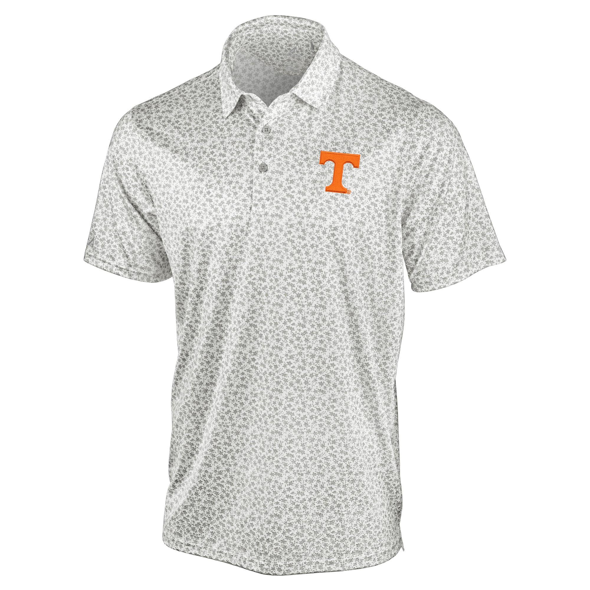 Polo Flourish Antigua gris pour hommes, Tennessee Volunteers
