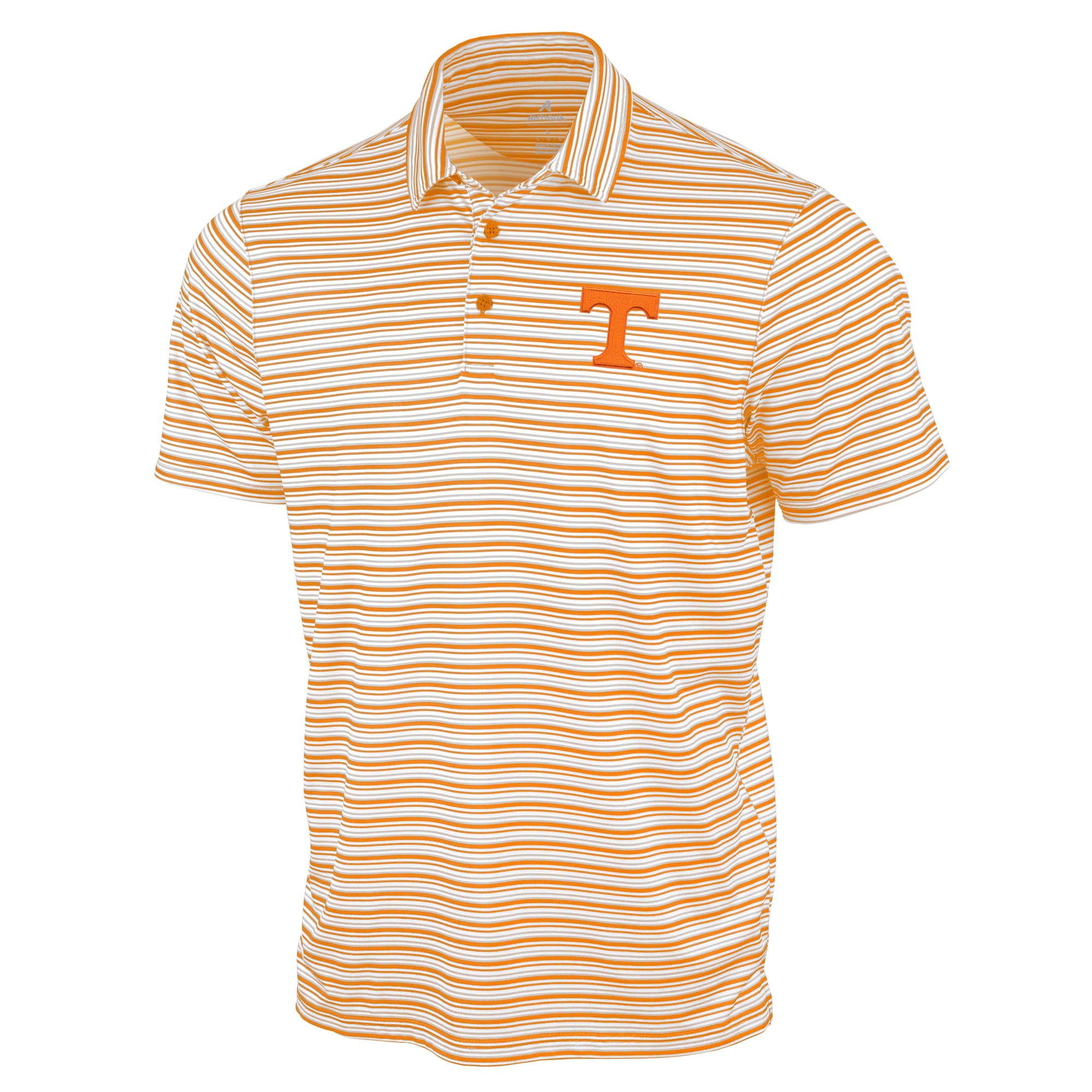 Polo Antigua Tennessee orange à rayures spatiales pour homme