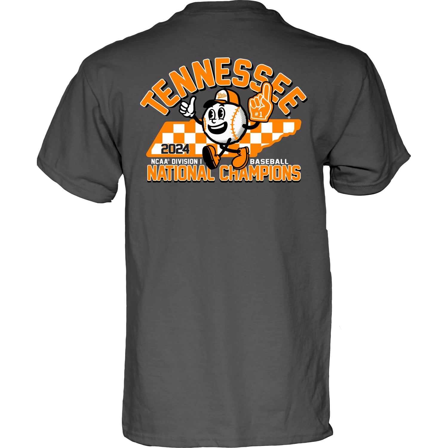 Men's Blue 84 Charcoal Tennessee Volunteers 2024 NCAA Men's