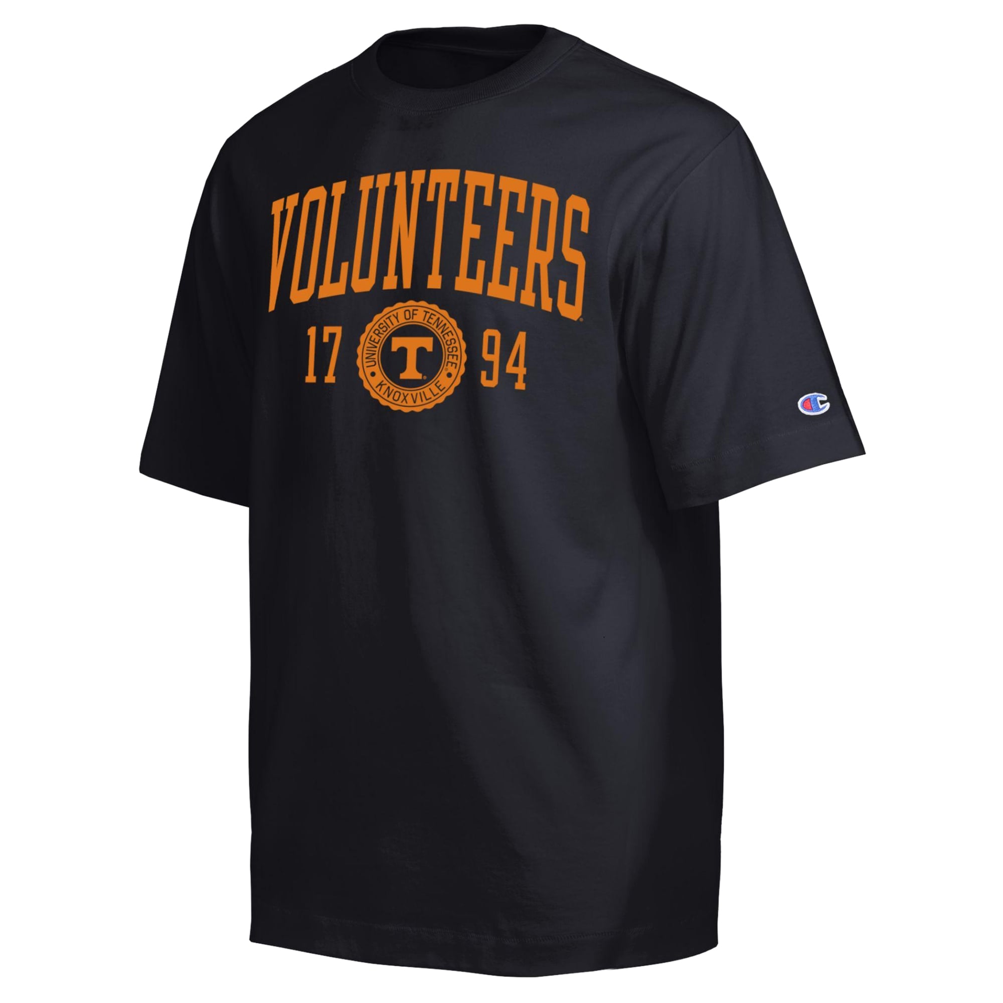 Men's Champion  Black Tennessee Volunteers Established Tradition Heavyweight T-Shirt