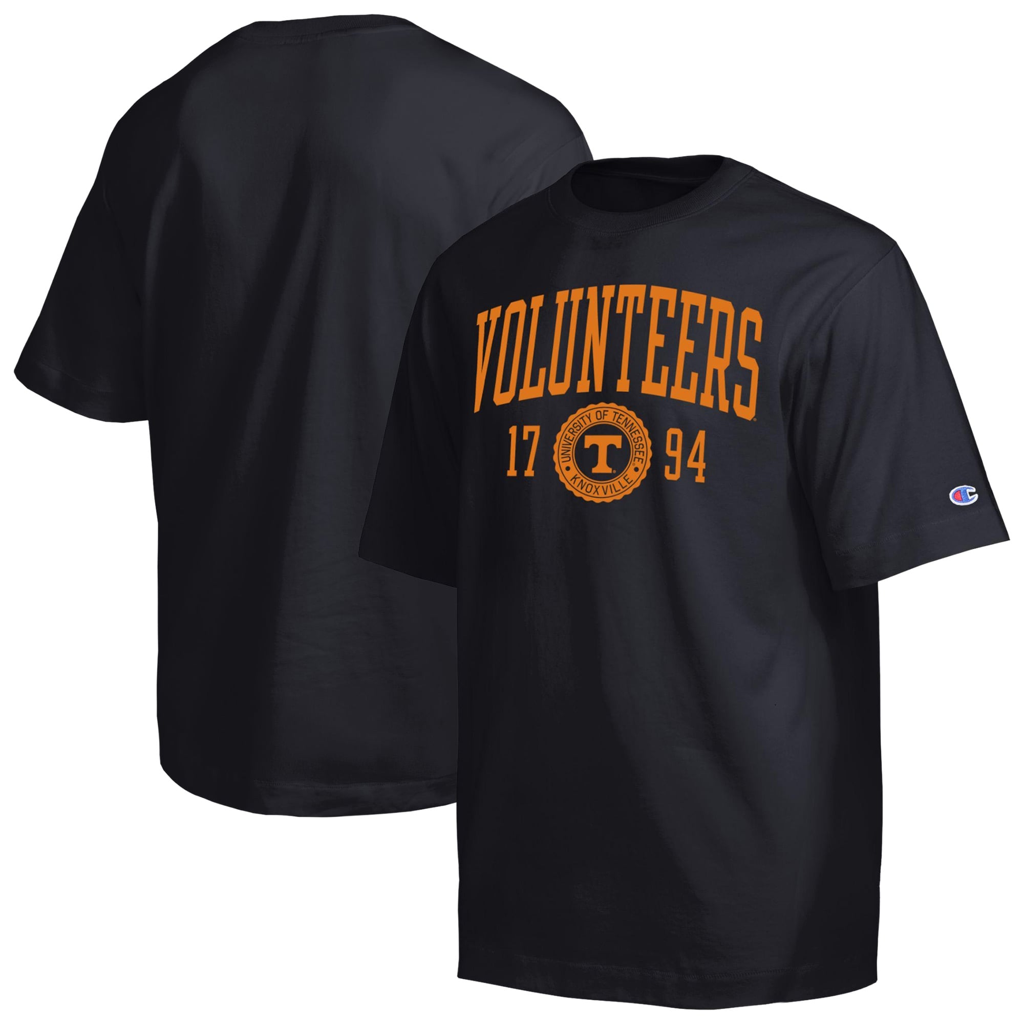 Men's Champion Black Tennessee Volunteers Established Tradition Heavyweight T-Shirt
