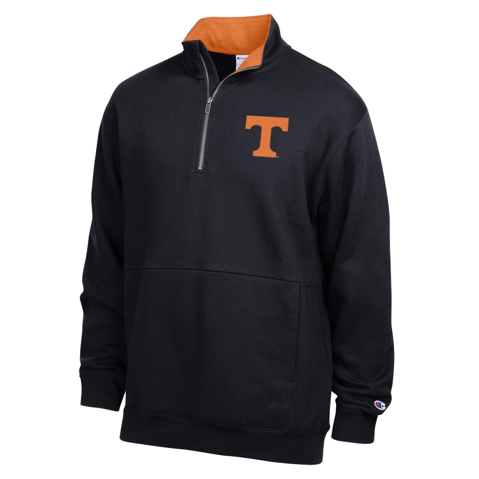Men's Champion  Heather Gray Tennessee Volunteers Fleece Quarter-Zip Pullover