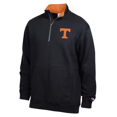  Tennessee Volunteers Champion Fleece Quarter-Zip Pullover - Black