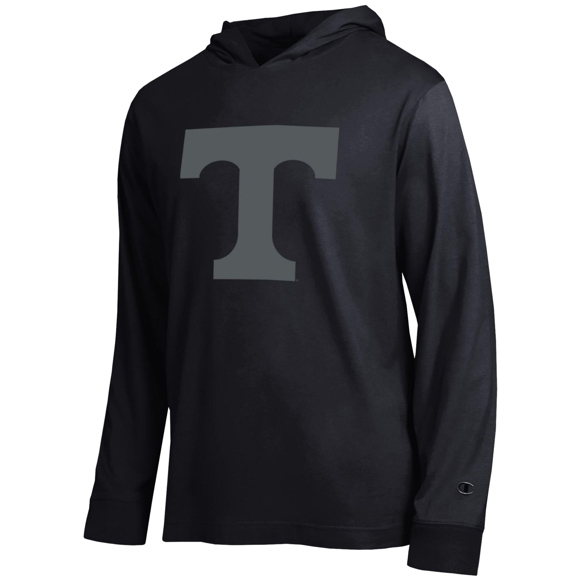 T-shirt à capuche manches longues Champion Black Tennessee Volunteers Tonal All-Star pour homme