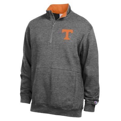  Tennessee Volunteers Champion Fleece Quarter-Zip Pullover - Charcoal