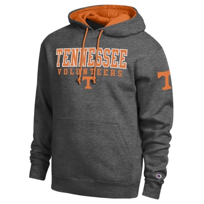 Tennessee Volunteers Champion Contrast Hoodie - Heather Charcoal