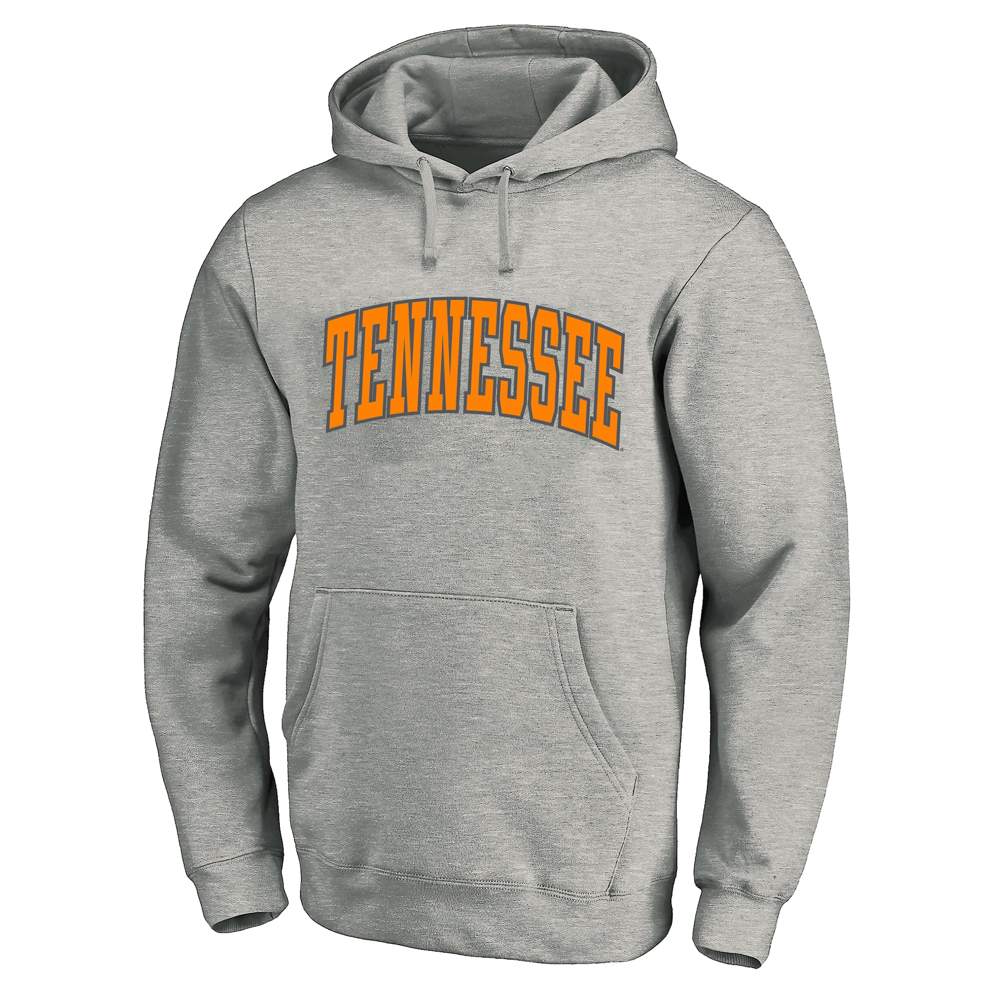 Sweat à capuche Champion pour homme, gris chiné, Tennessee Volunteers, Arch Over Tackle Twill, grandes tailles