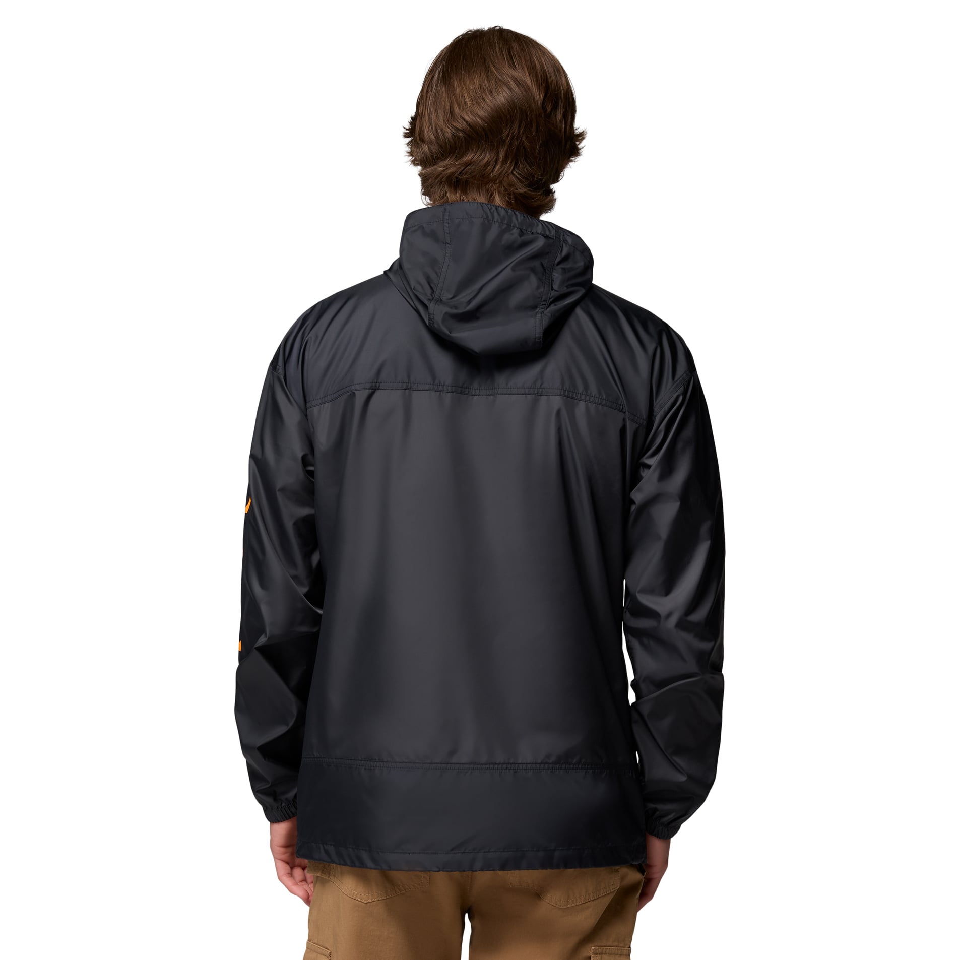 Men's Columbia Black Tennessee Volunteers Flash Challenger II Full-Zip Hooded Windbreaker