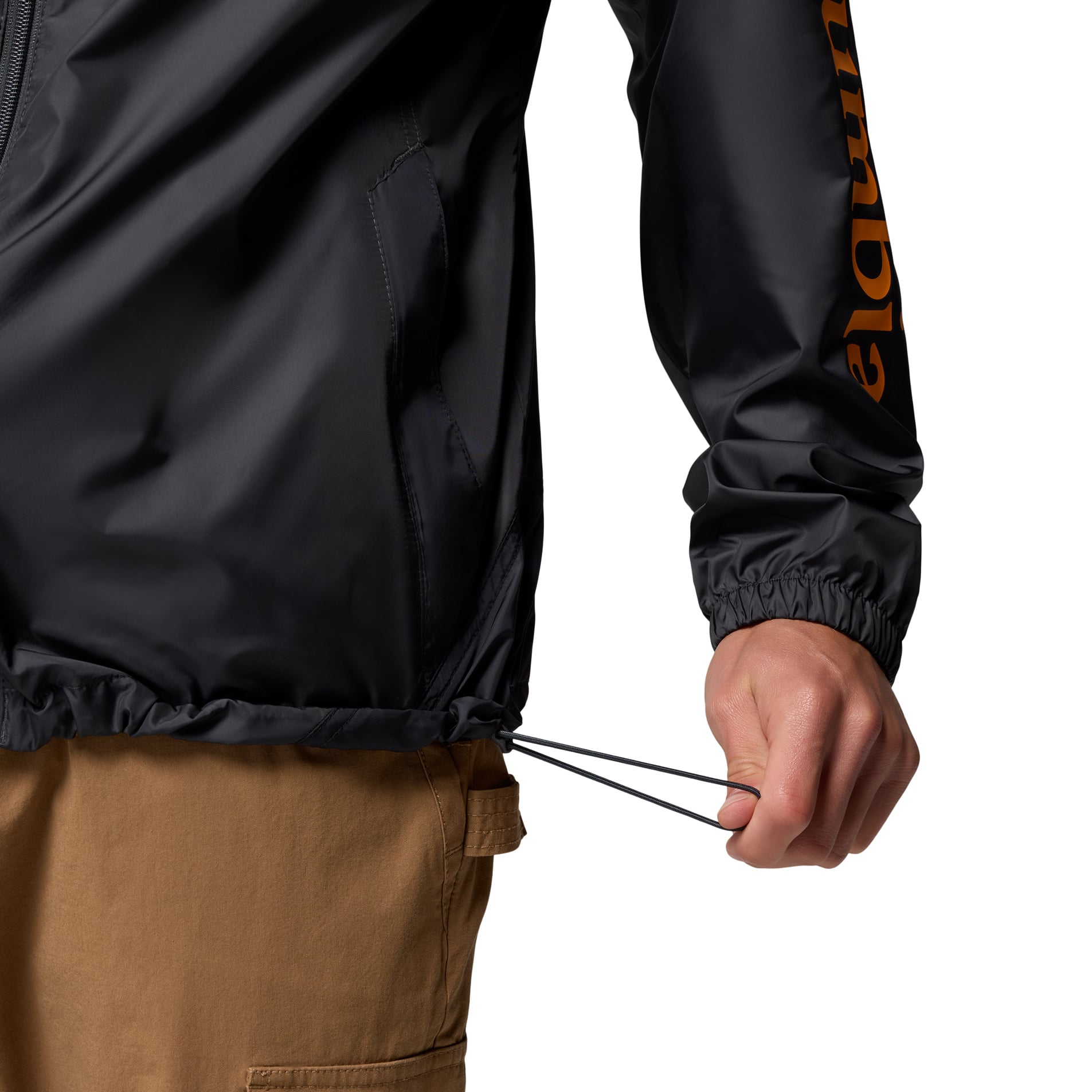 Men's Columbia Black Tennessee Volunteers Flash Challenger II Full-Zip Hooded Windbreaker
