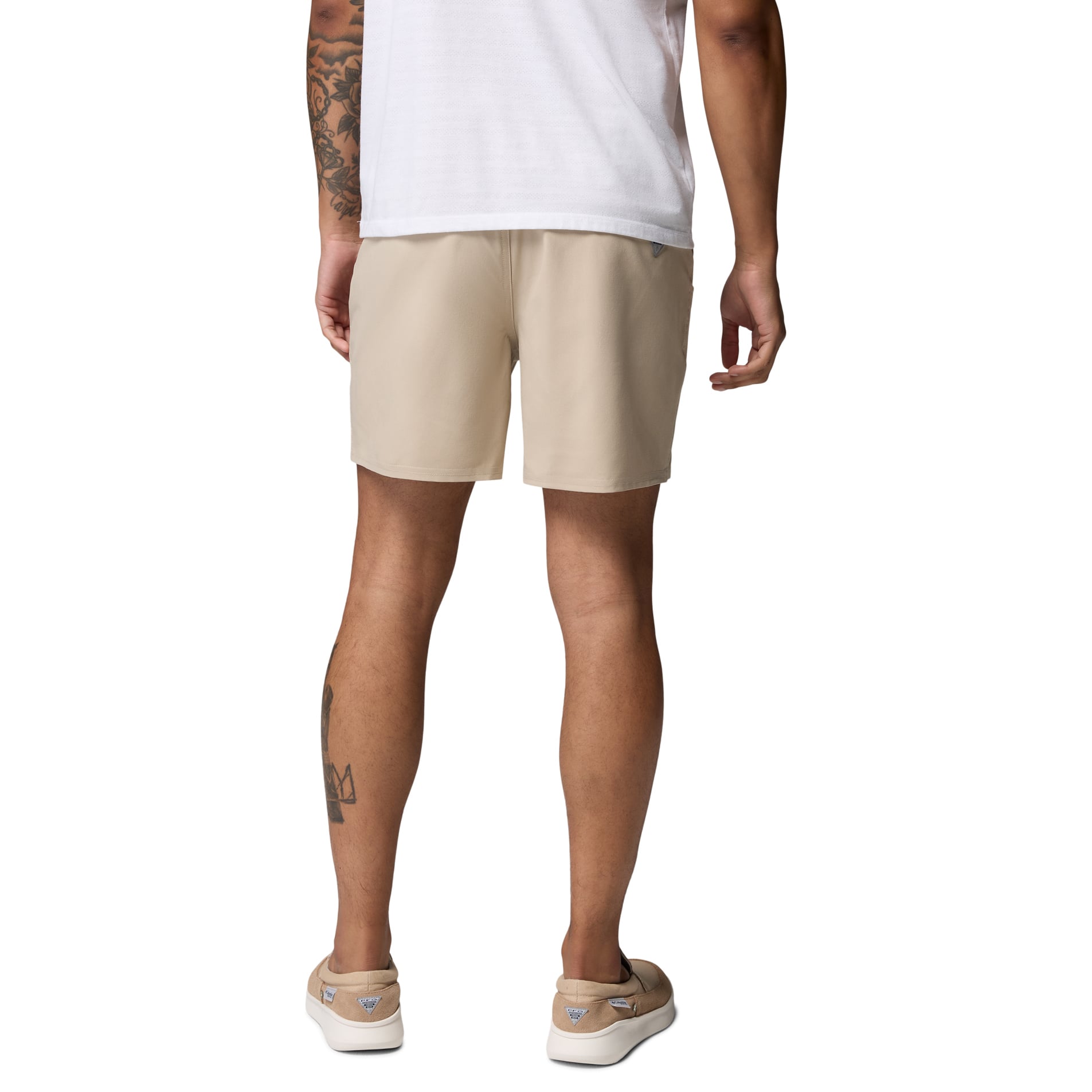 Men's Columbia Natural Tennessee Volunteers PFG Terminal Roamer™ Omni-Shade™ Stretch Shorts