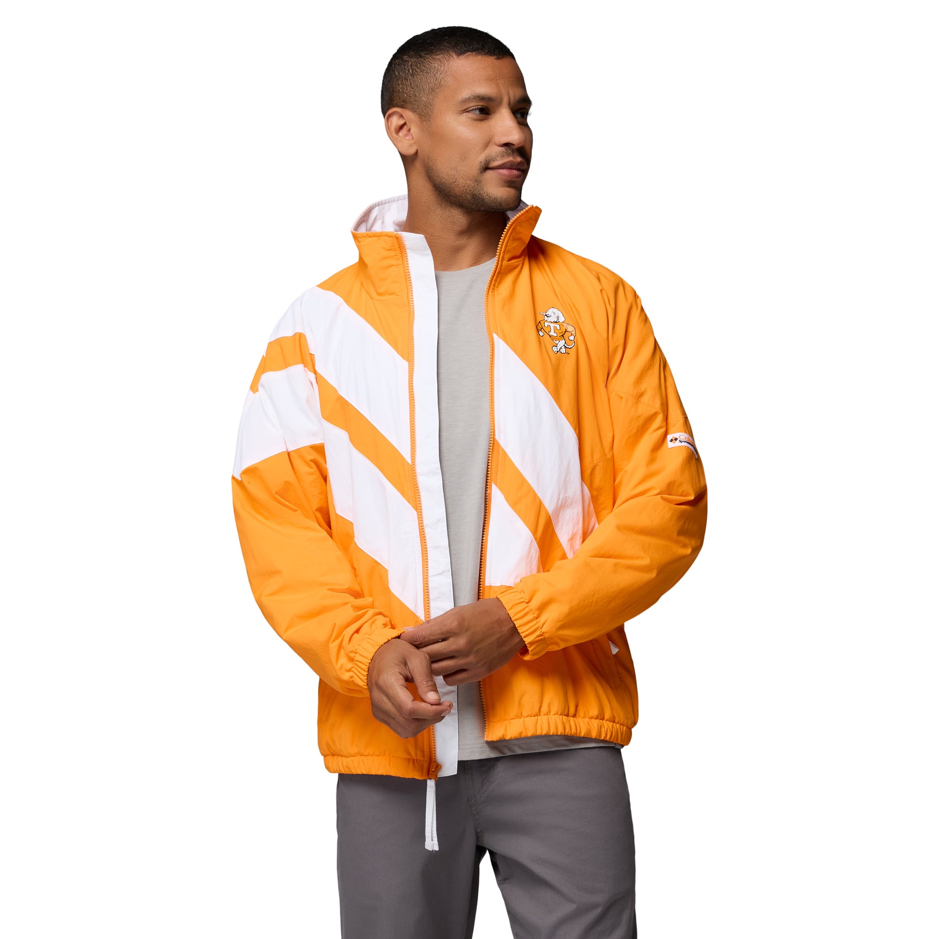 Men's Columbia Tennessee Orange Volunteers Reventure Full-Zip Windbreaker Omni-Shield Jacket