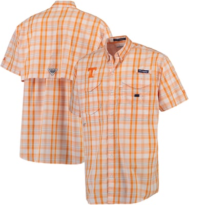 Tennessee Volunteers Columbia Super Bonehead Omni-Shade Shirt - Tennessee Orange