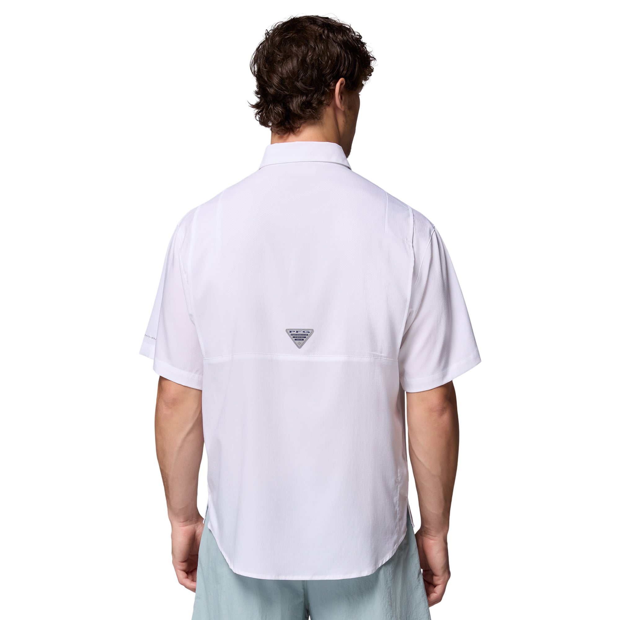 Chemise boutonnée blanche Columbia Tennessee Volunteers Tamiami Omni-Shade pour homme