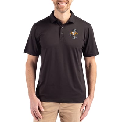 Tennessee Volunteers Cutter & Buck Coastline Epic Comfort Eco Recycled Polo - Black