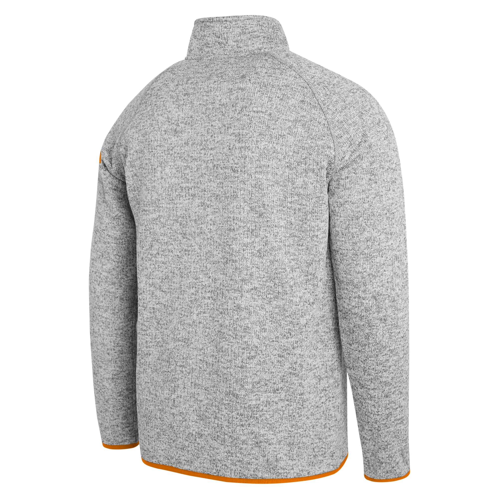 Pull en maille à col zippé gris de la collection Darius Rucker pour homme par Fanatics, aux couleurs des Tennessee Volunteers.
