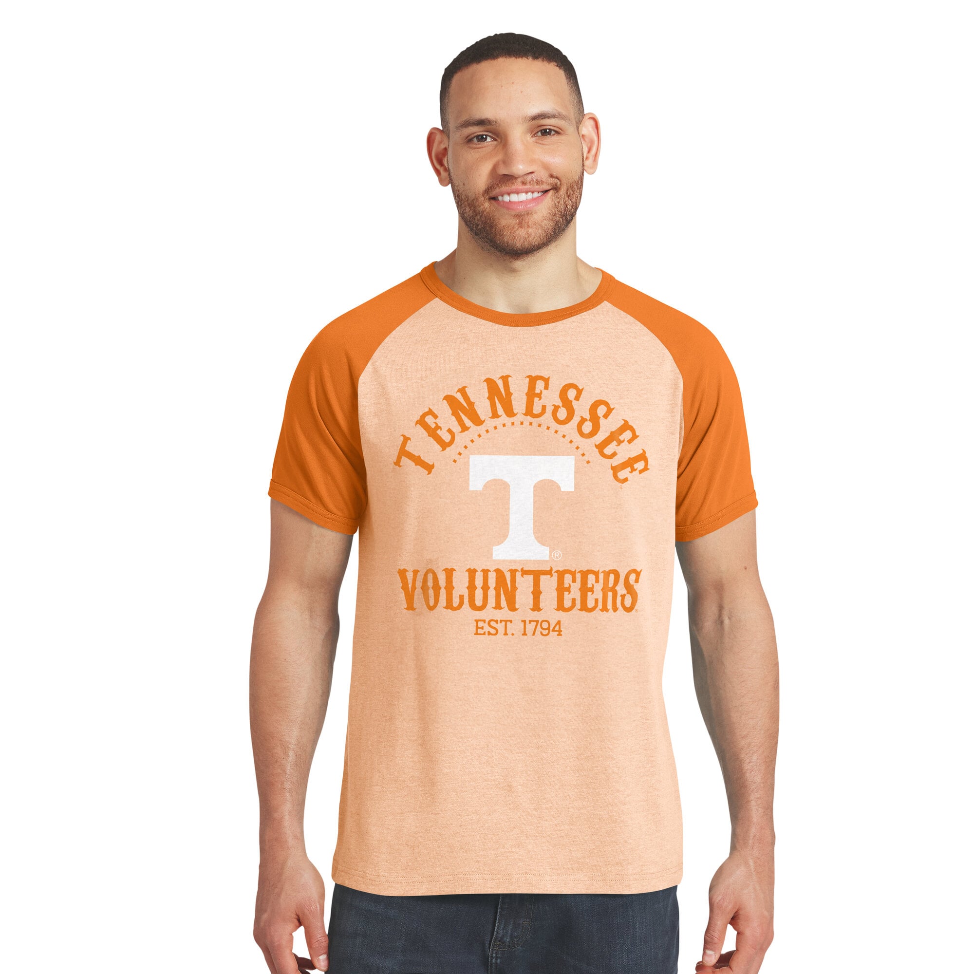 Collection Darius Rucker pour hommes par Fanatics Tennessee Orange T-shirt raglan Volunteers