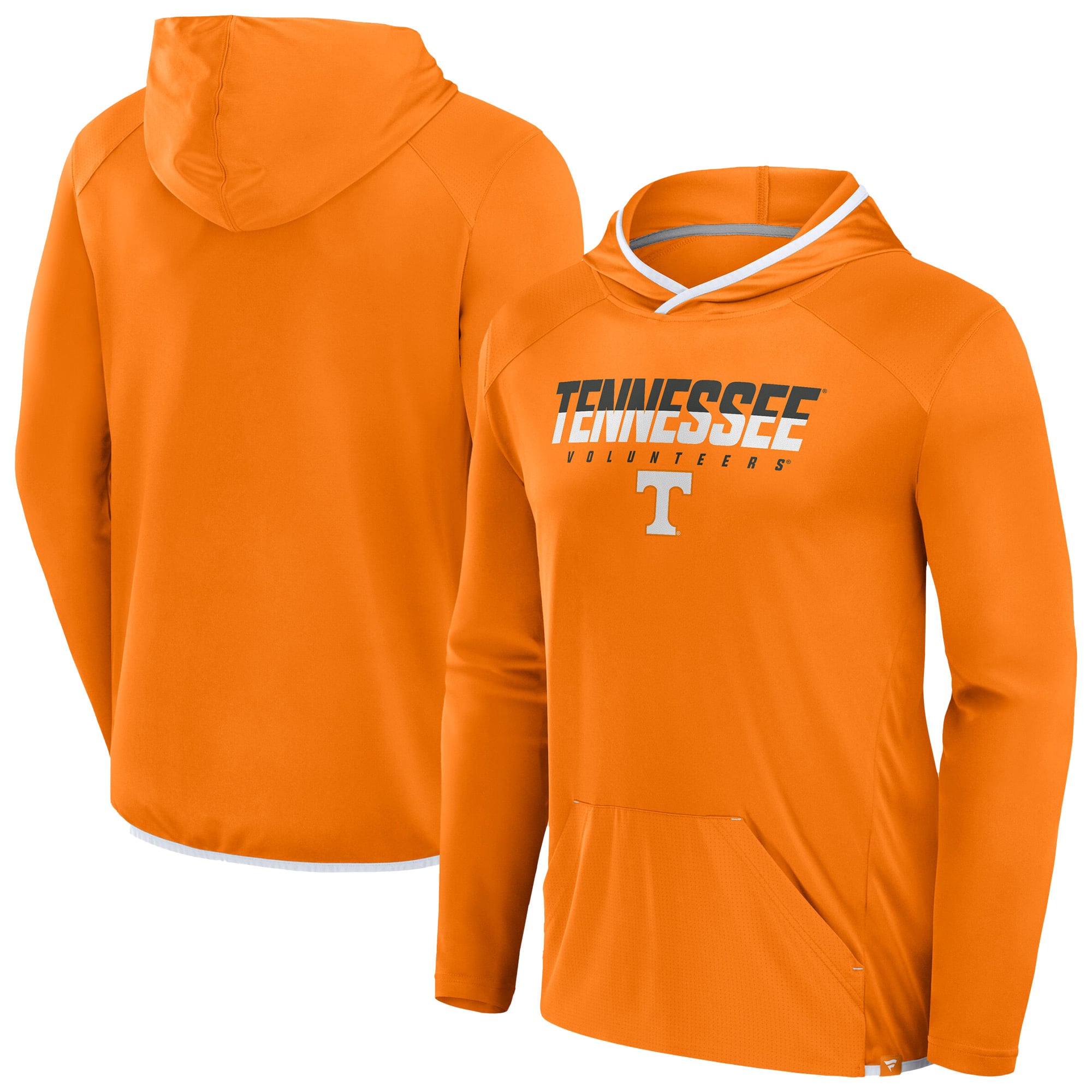 Men's Fanatics Tennessee Orange/White Volunteers Transitional Pullover Hooded T-Shirt