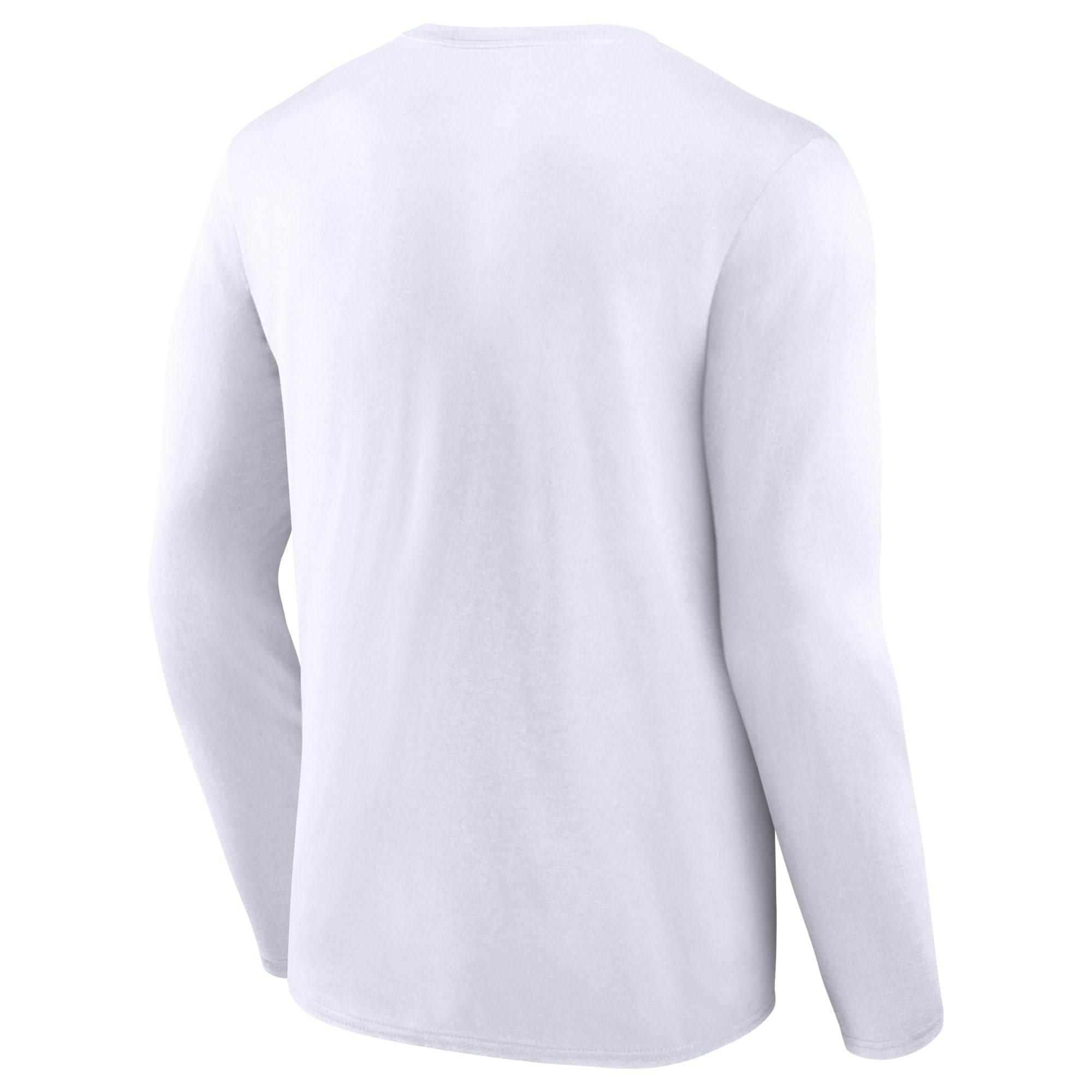 Men's Fanatics White Tennessee Volunteers Double Time 2-Hit Long Sleeve T-Shirt