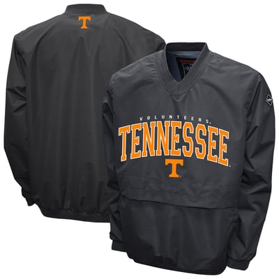 Tennessee Volunteers Franchise Club Windshell V-Neck Jacket - Gray