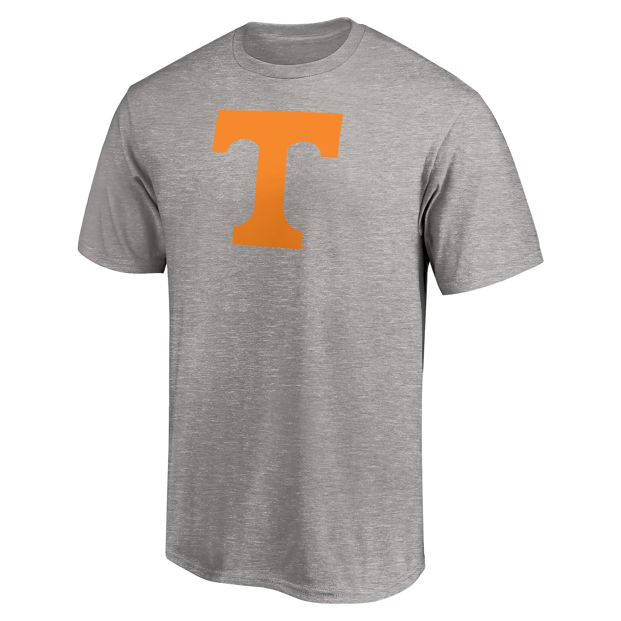 Men's Heather Gray Tennessee Volunteers Primary Logo T-Shirt