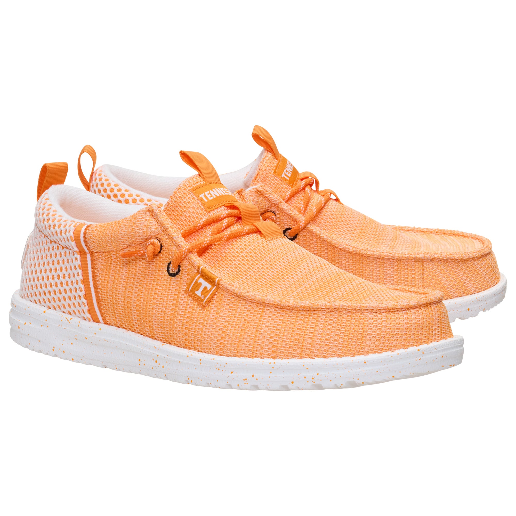 Men's Hey Dude Tennessee Orange Volunteers Wally Stretch Sox Shoes