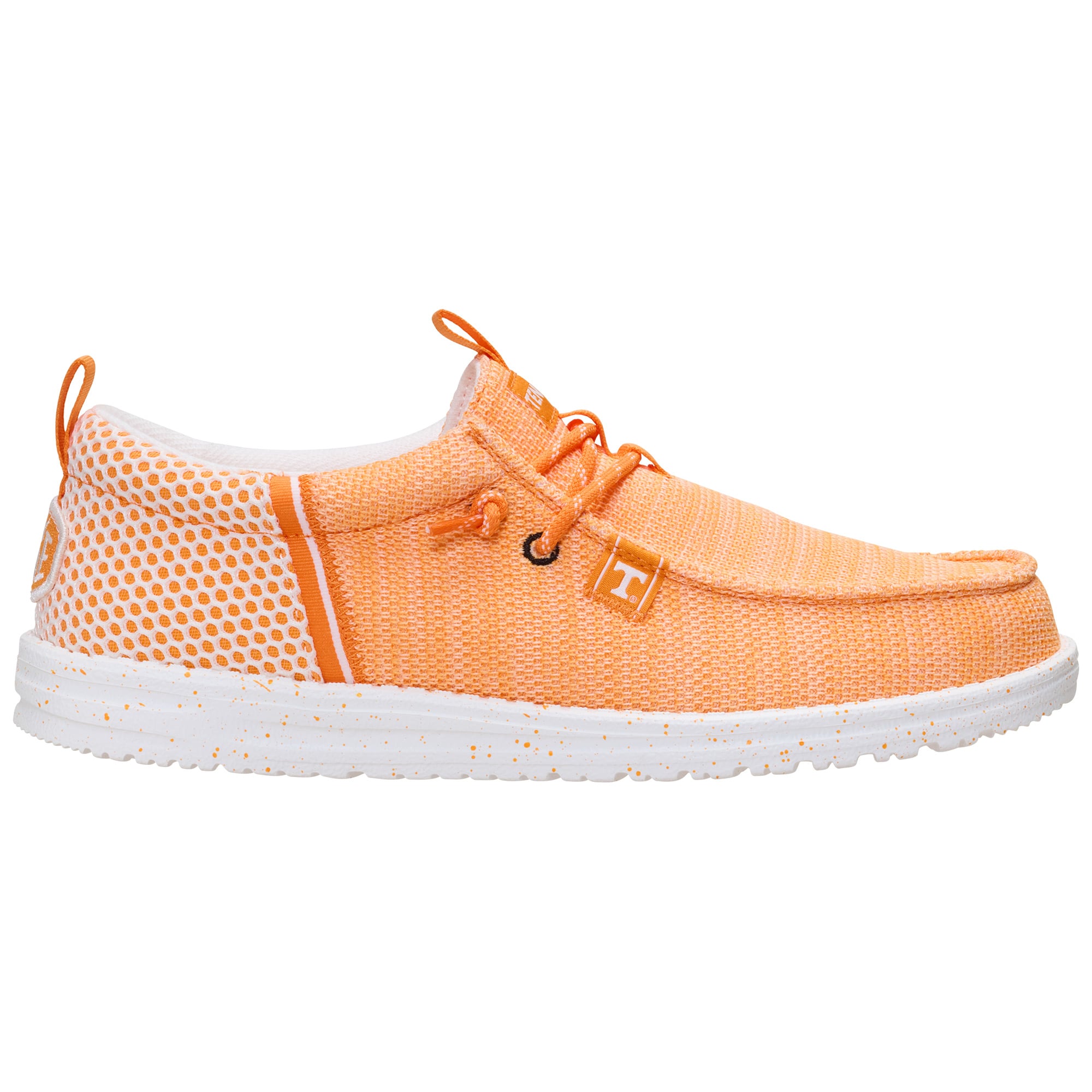 Men's Hey Dude Tennessee Orange Volunteers Wally Stretch Sox Shoes